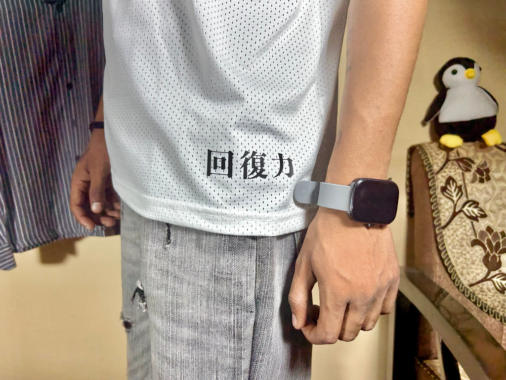 🧢 H&M White Mesh T-Shirt