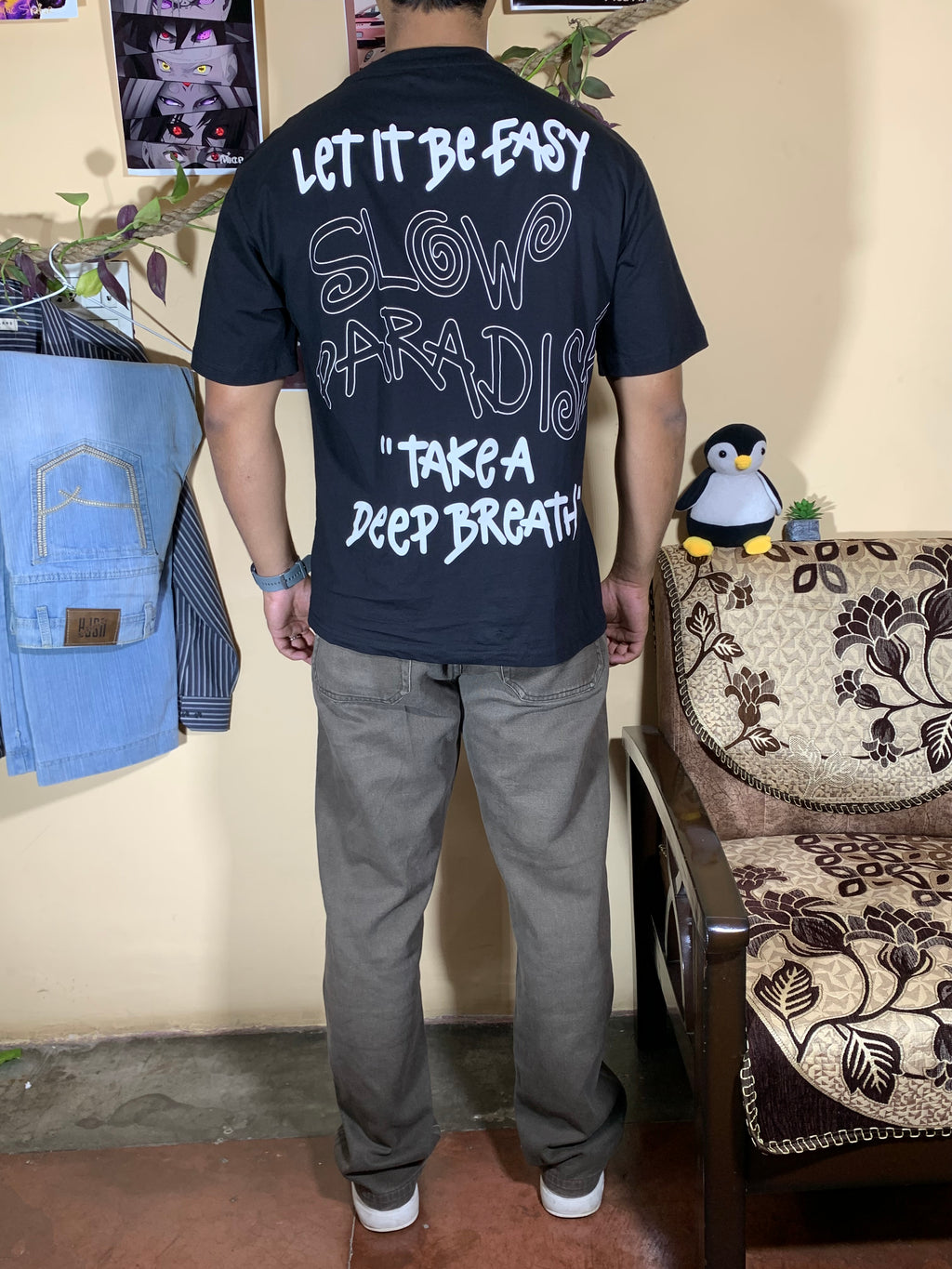 👖 Yellostyl Washed Grey Utility Jeans