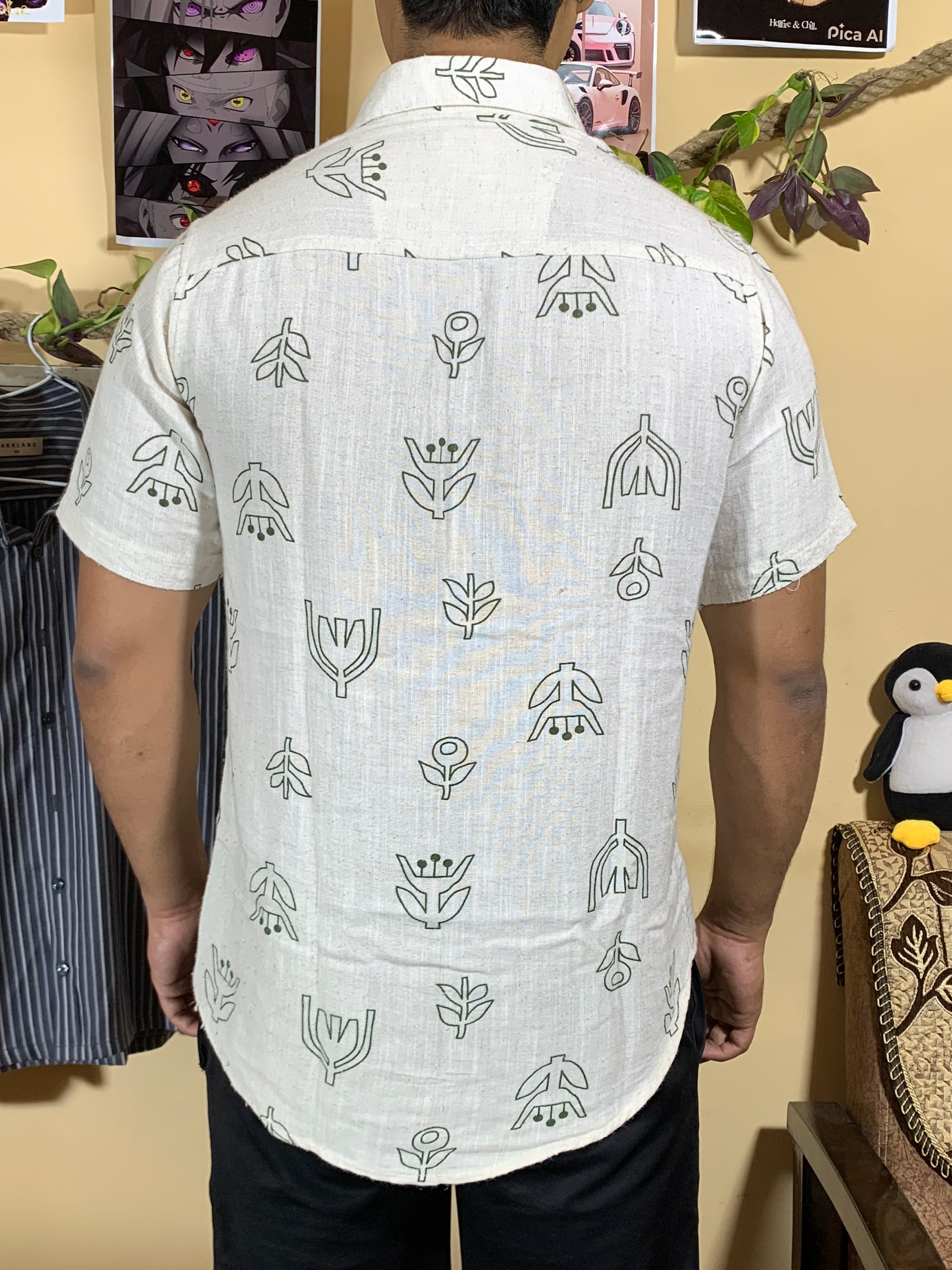 🌿 Zara Printed Casual Shirt