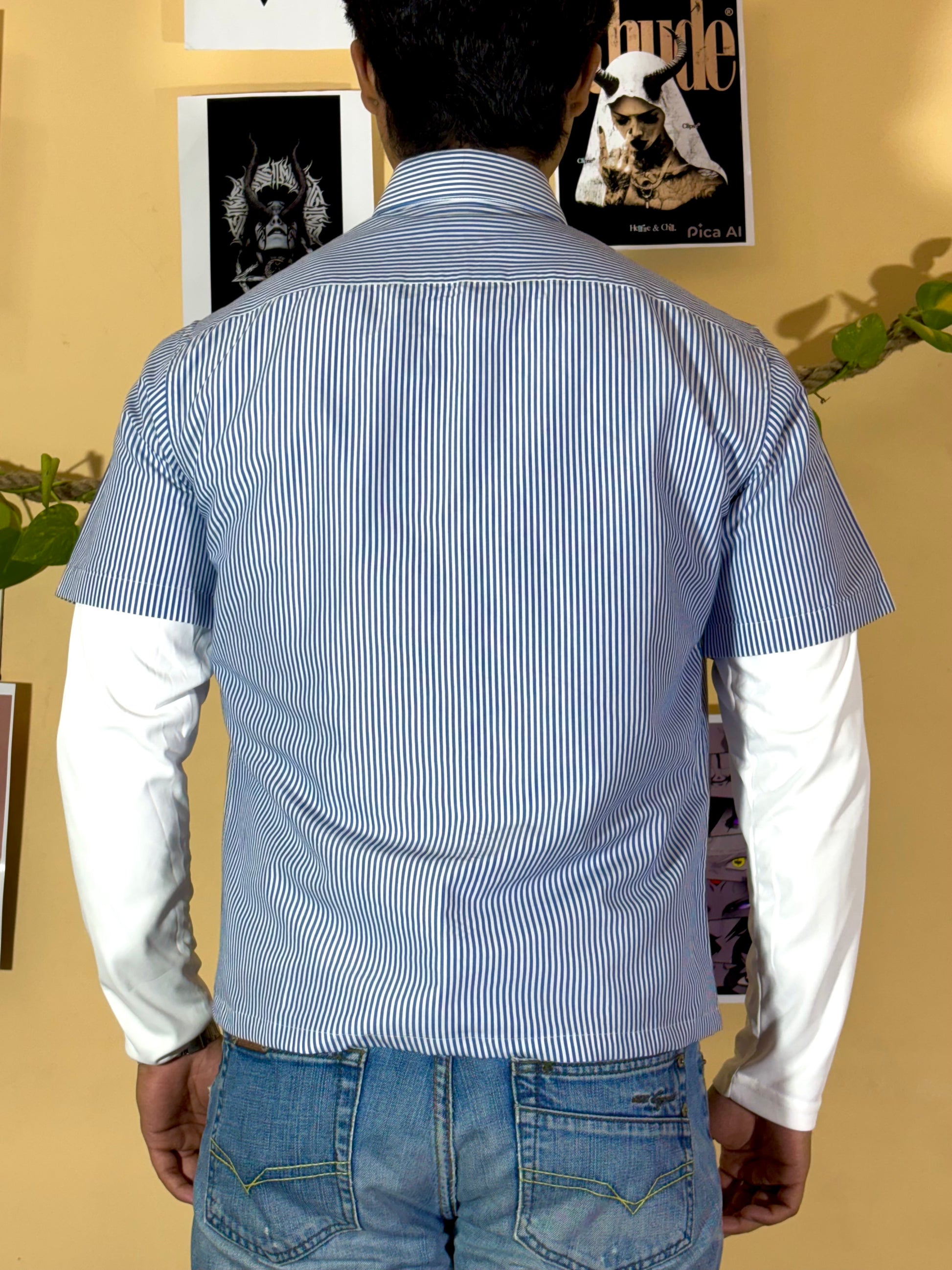 Tandy Striped Classic — Cool Retro Button-Up