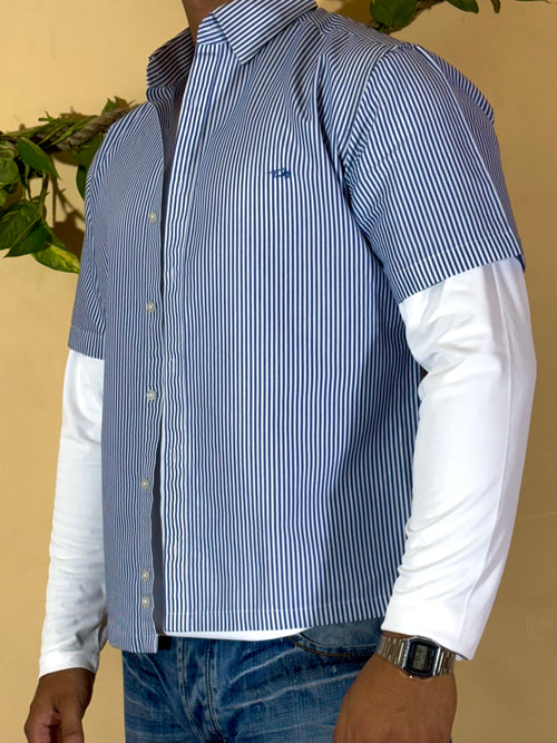 Tandy Striped Classic — Cool Retro Button-Up